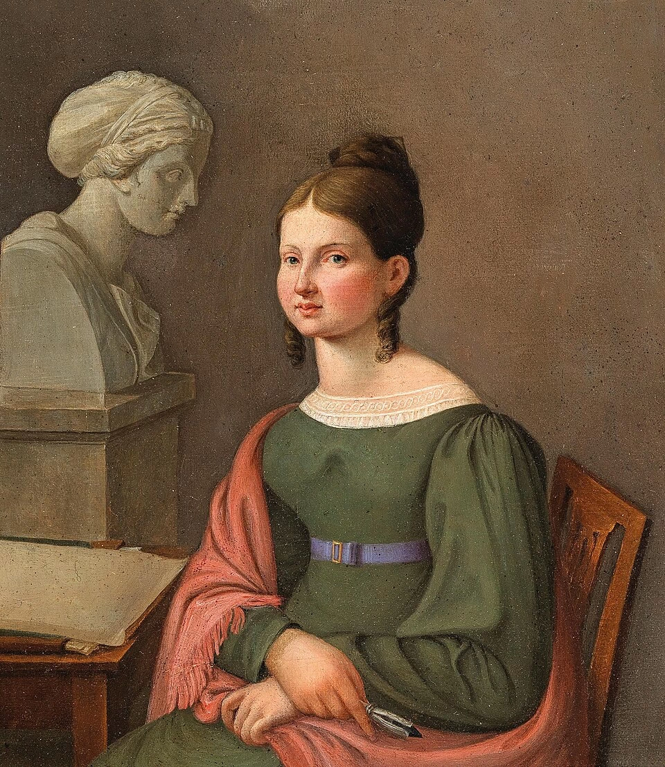 Ritratto di una pittrice